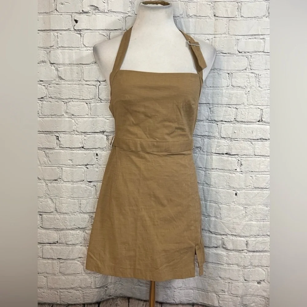 EUC- Zara buckled mini dress-L - Picture 4 of 5